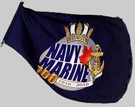 [Canadian Naval Centenary flag]
